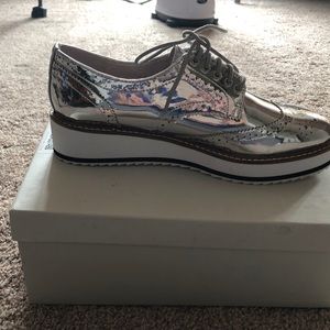 Platform Oxford shoes